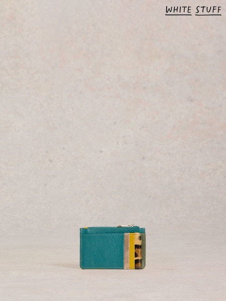 White Stuff Green Celia Card Holder Purse (W81593) | £25