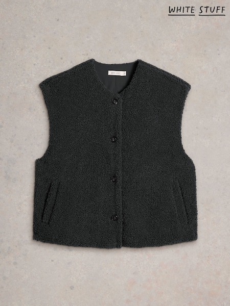 White Stuff Grey Borg Gilet (W81620) | £69