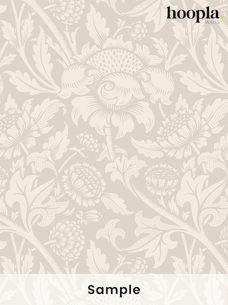 Hoopla Walls Stone Damask Trail A4 Wallpaper Sample (W82561) | £1