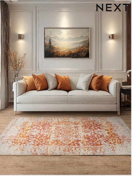 Orange Nova Oriental Rug (W82713) | £80 - £230