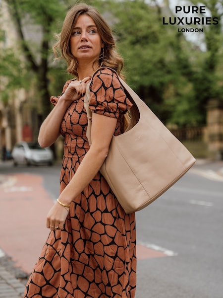 Pure Luxuries London Nina Leather Shoulder Bag (W82923) | £49