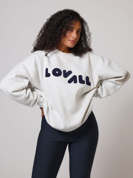 LOVALL Grey ALL SZN Oversized Sweatshirt (W83025) | £0