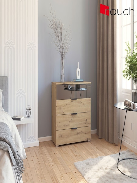 Rauch Artisan Oak Bayla 5 Drawer Chest (W83605) | £394