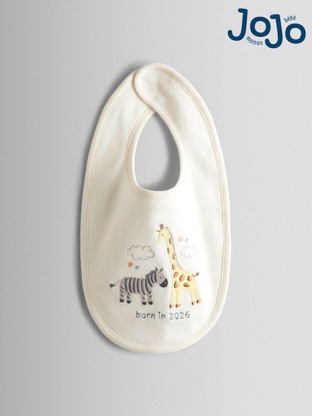 Jojo Maman Bébé Cream Bib (W83630) | £6