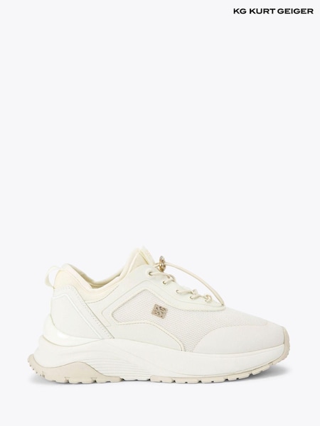 KG Kurt Geiger Lisbon White Trainers (W83750) | £89