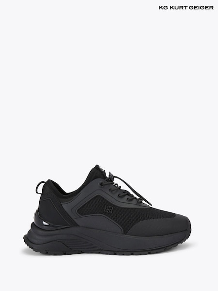 KG Kurt Geiger Lisbon Black Trainers (W83755) | £89
