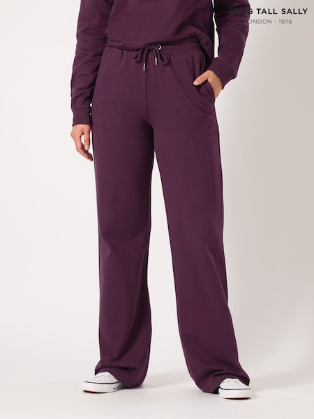 Long Tall Sally Purple Wide Fit Wide Leg Joggers (W83985) | £29