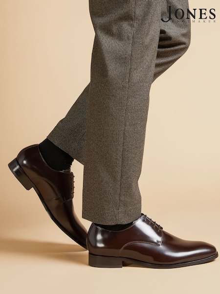 Jones Bootmaker Brown Melvin Leather Oxford Shoes (W84063) | £110