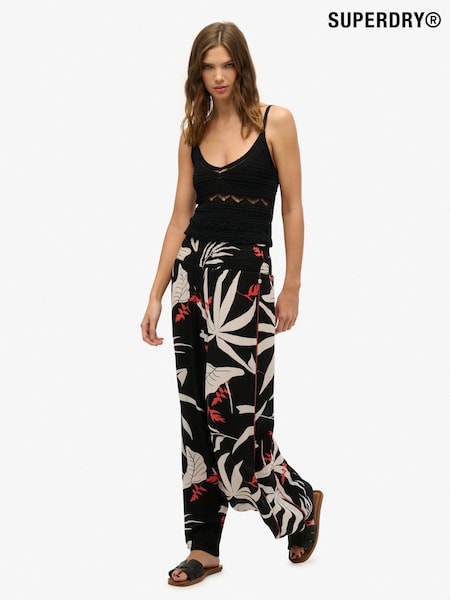 Superdry Black Beach Joggers (W84153) | £65