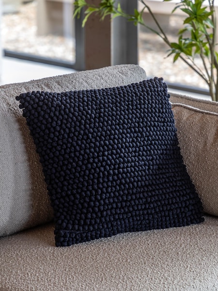 Gallery Direct Blue Faro Cushion (W84314) | £28