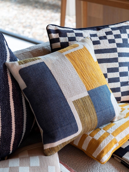 Gallery Direct Multicoloured Albie Jacquard Cushion (W84318) | £36