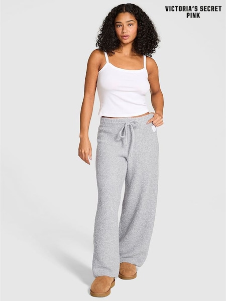Victoria's Secret Pink Medium Heather Grey Knitted Joggers (W84478) | £60