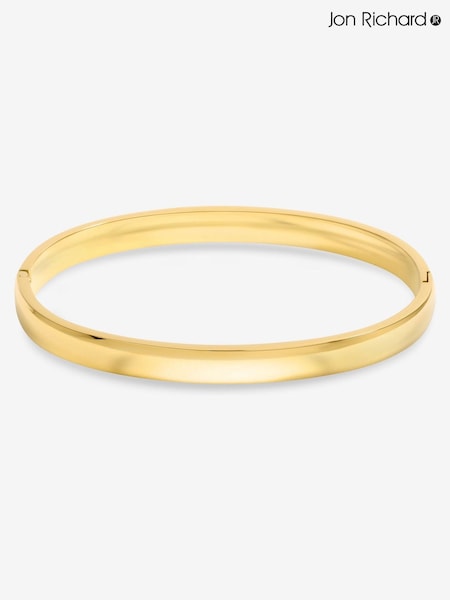 Jon Richard Gold Plated Waterproof Polished Bangle (W84670) | £25
