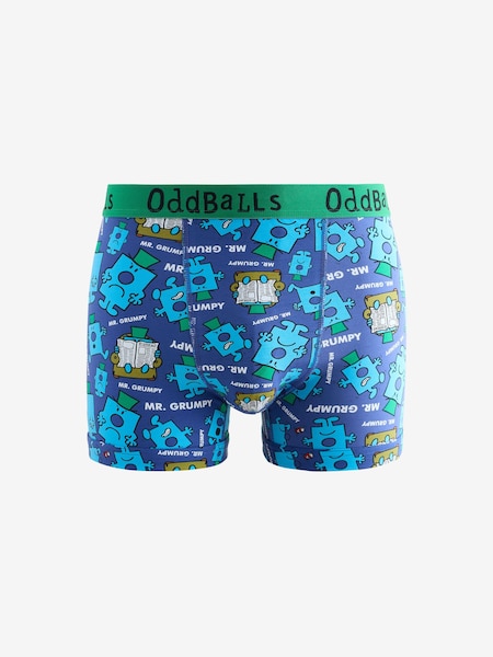 OddBalls Blue Mens Boxer Shorts (W84731) | £13