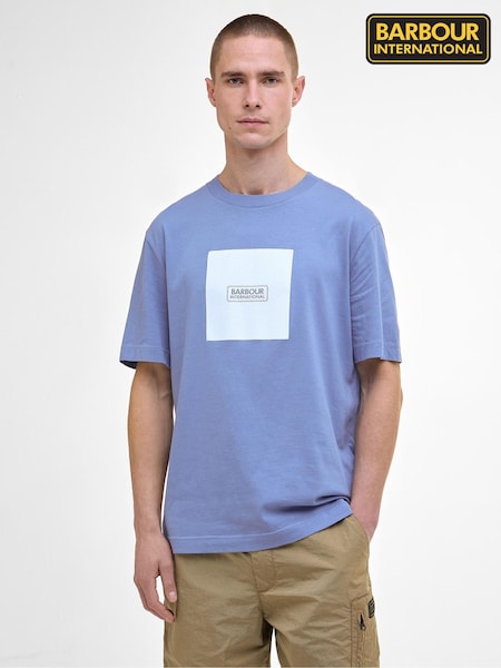 Barbour® International Blue Mass Graphic Print T-Shirt (W84787) | £40