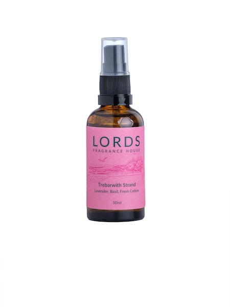 Lords Fragrance House Pink Trebarwith Strand Room Linen Spray 50ml (W84819) | £25