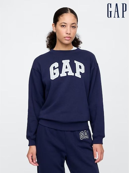 Gap Blue Logo Fleece Jumper (W84858) | £30