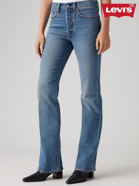 Levi's® Mid Blue Denim Wedgie Bootcut Jeans (W84915) | £100