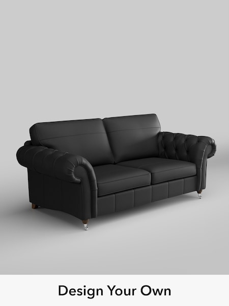 Columbia/Black Gosford Leather Button Arm (W85096) | £2,525