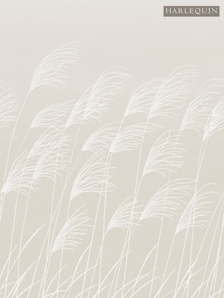 Harlequin Parchment Frost Miscanthus Kasuri Wallcoverings 10M Wallpaper (W85125) | £256