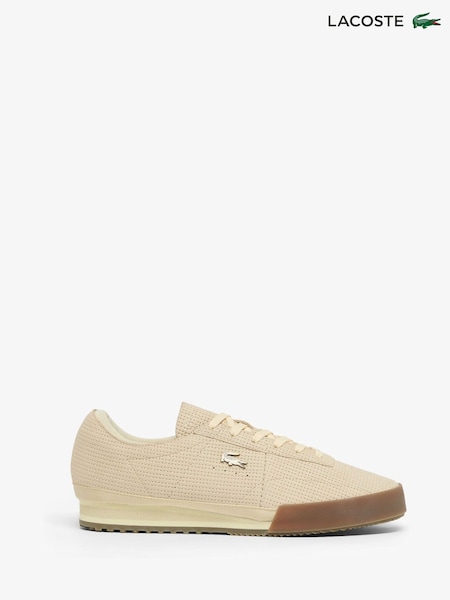 Lacoste Cream Aura Trainers (W85324) | £125