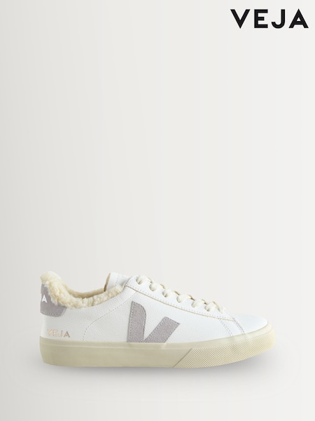 Veja Extra Campo White Trainers (W85515) | £135