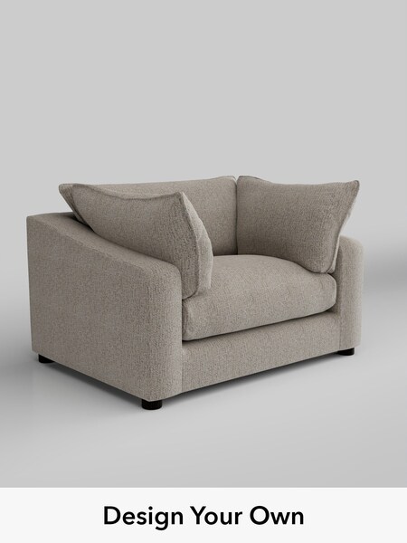 Chunky Boucle Easy Clean/Dove The Sumptuous Deep Relaxed Sit (W85637) | £1,325