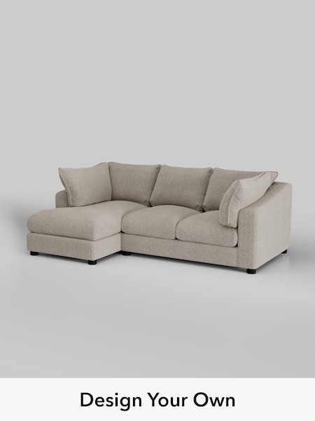 Chunky Boucle Easy Clean/Dove The Sumptuous Deep Relaxed Sit (W85637) | £2,150