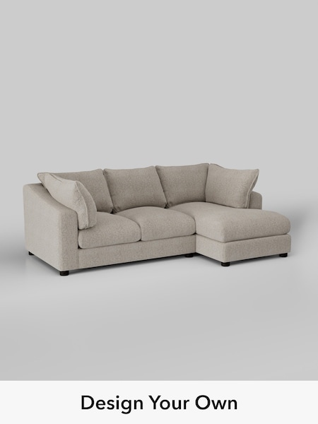 Chunky Boucle Easy Clean/Dove The Sumptuous Deep Relaxed Sit (W85637) | £2,150