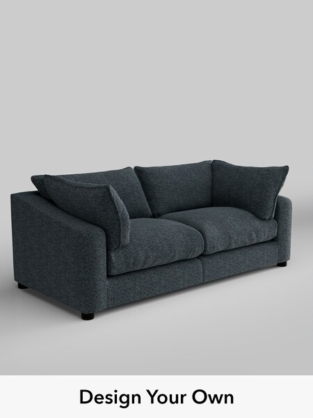 Chunky Chenille/Dark Navy Blue The Sumptuous Deep Relaxed Sit (W85648) | £1,625