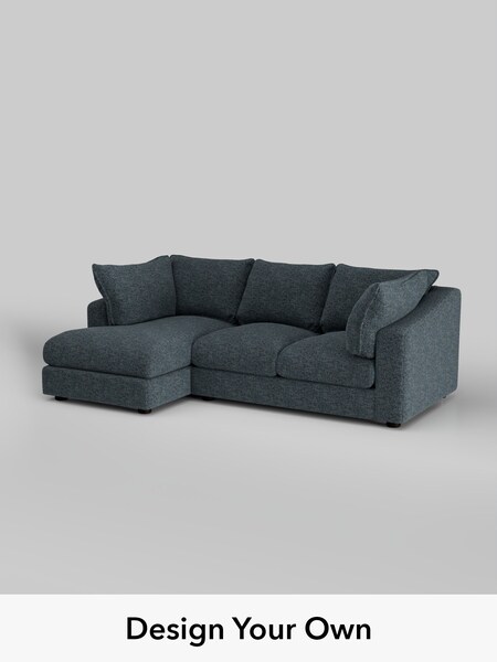 Chunky Chenille/Dark Navy Blue The Sumptuous Deep Relaxed Sit (W85648) | £2,150