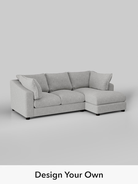 Chunky Chenille/Light Grey The Sumptuous Deep Relaxed Sit (W85657) | £2,150