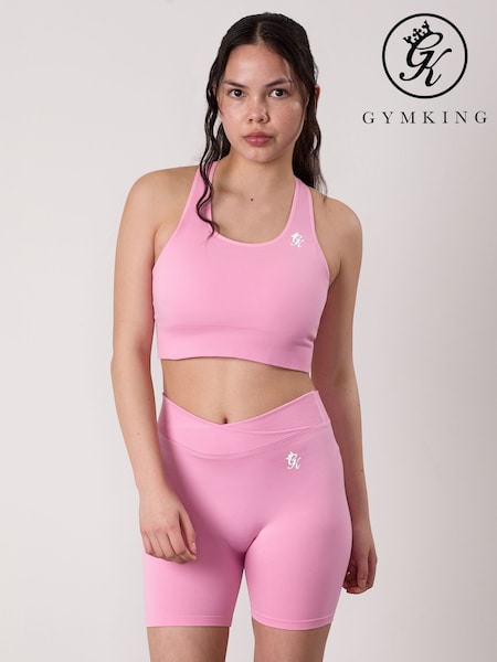 Gym King Pink Seamless Tank (W85709) | £0
