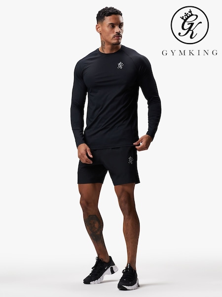 Gym King Black Energy 6" Shorts (W85721) | £30