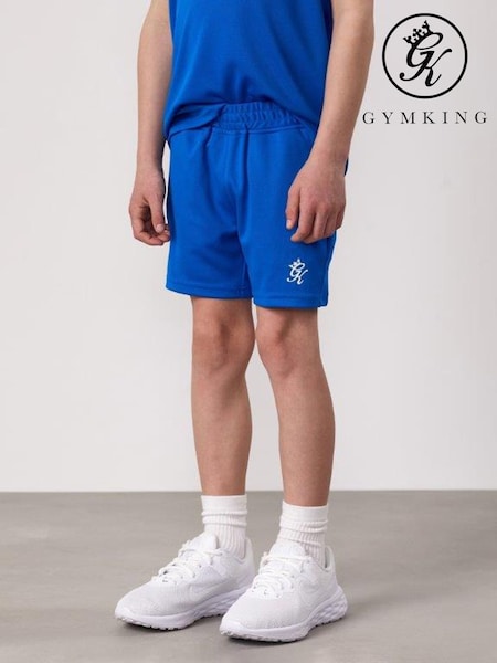 Gym King Blue Lightweight Poly Shorts (W85758) | £15
