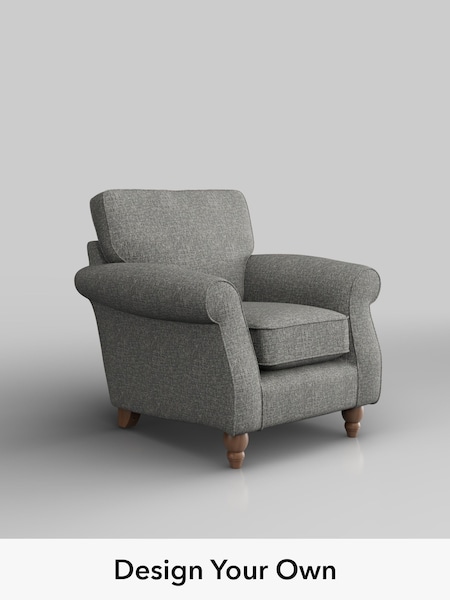 Chunky Boucle Easy Clean/Mid Grey Ashford (W85762) | £799