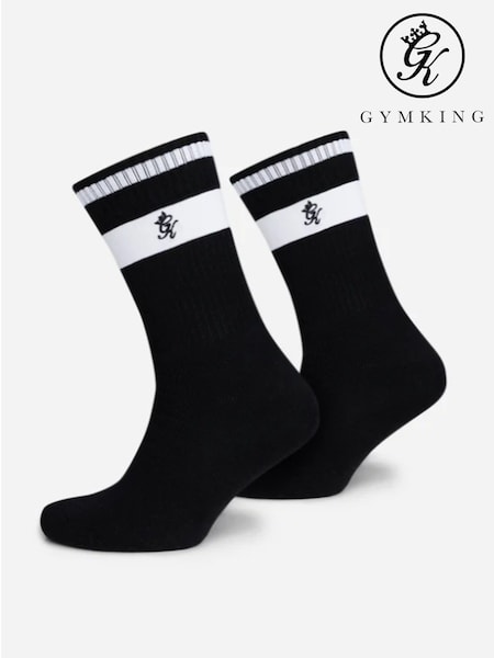 Gym King Black Ryu Socks (W85765) | £8