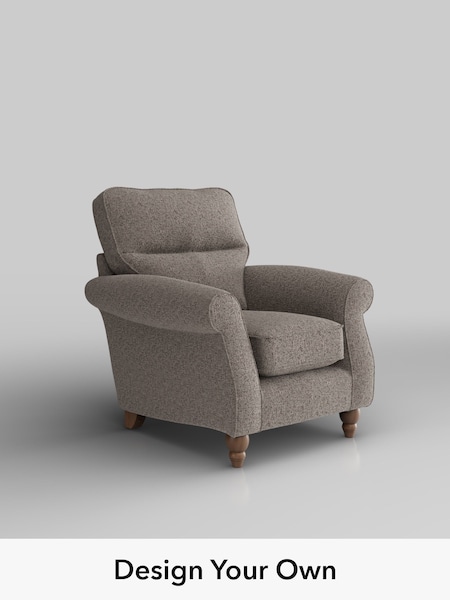 Chunky Chenille/Mink Brown Ashford Highback (W85784) | £850
