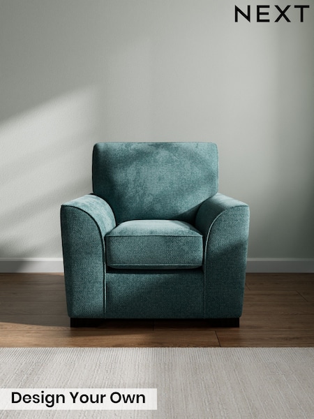Chunky Chenille/Mid Teal Green Stamford (W85788) | £675