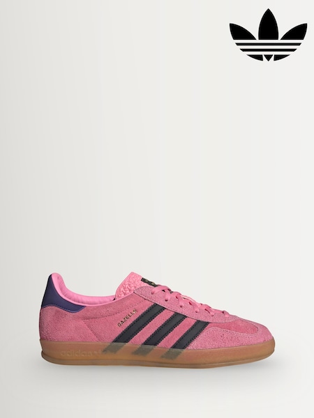 adidas Originals Pink Gazelle Indoor Trainers (W85834) | £95