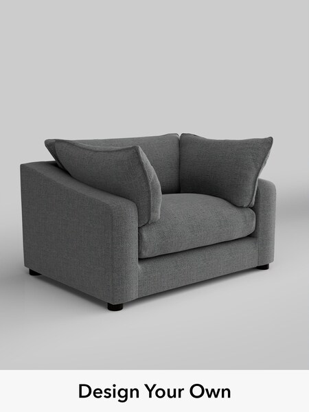 Chunky Texture/Dark Grey The Sumptuous Deep Relaxed Sit (W85856) | £1,325