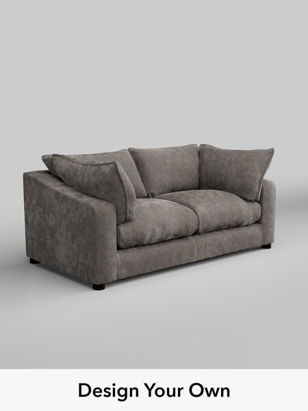 Distressed Velour/French Grey The Sumptuous Deep Relaxed Sit (W85922) | £1,525