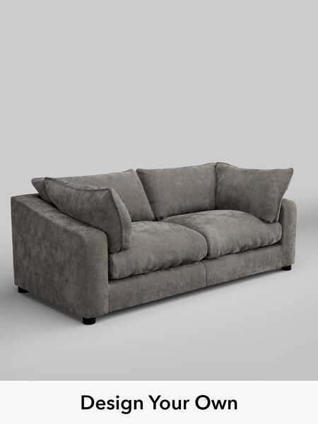 Distressed Velour/French Grey The Sumptuous Deep Relaxed Sit (W85922) | £1,625