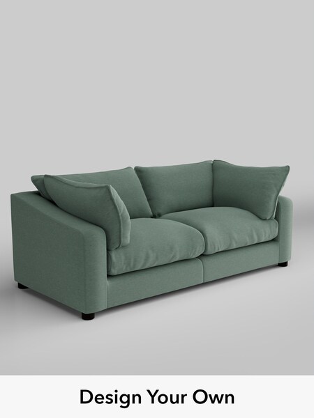 Fine Chenille Easy Clean/Light Forest Green The Sumptuous Deep Relaxed Sit (W85968) | £1,625