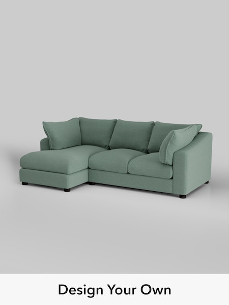 Fine Chenille Easy Clean/Light Forest Green The Sumptuous Deep Relaxed Sit (W85968) | £2,150