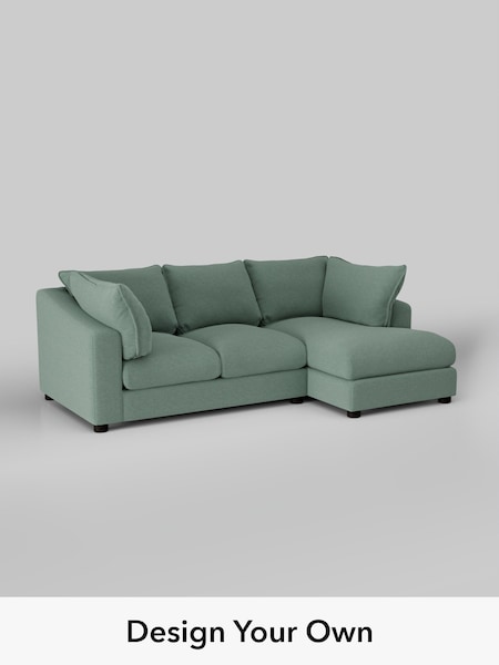 Fine Chenille Easy Clean/Light Forest Green The Sumptuous Deep Relaxed Sit (W85968) | £2,150