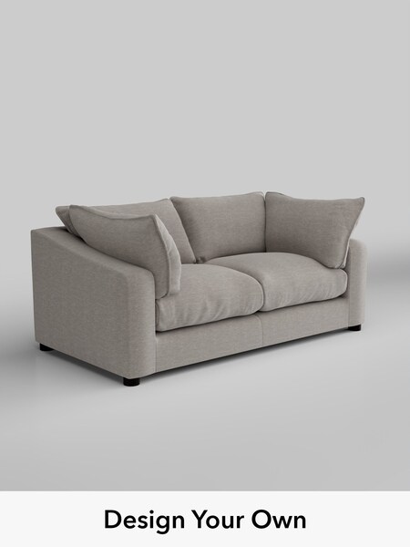 Fine Chenille Easy Clean/Light Steel Grey The Sumptuous Deep Relaxed Sit (W85974) | £1,525