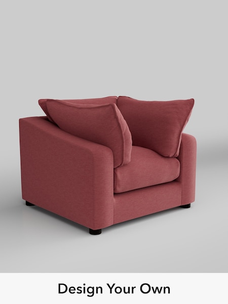 Fine Chenille Easy Clean/Mid Pink The Sumptuous Deep Relaxed Sit (W85982) | £1,225