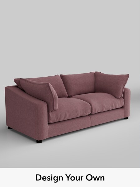 Fine Chenille Easy Clean/Mid Mulberry Purple The Sumptuous Deep Relaxed Sit (W85983) | £1,625