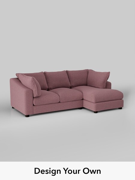 Fine Chenille Easy Clean/Mid Mulberry Purple The Sumptuous Deep Relaxed Sit (W85983) | £2,150